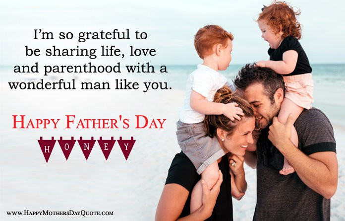 Happy Fathers Day Quotes From Wife
 Happy Fathers Day Love Messages From Wife To Husband Cute