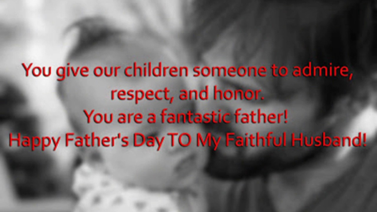 Happy Fathers Day To My Husband Quotes
 Happy Father s Day  Messages Quotes from Wife to
