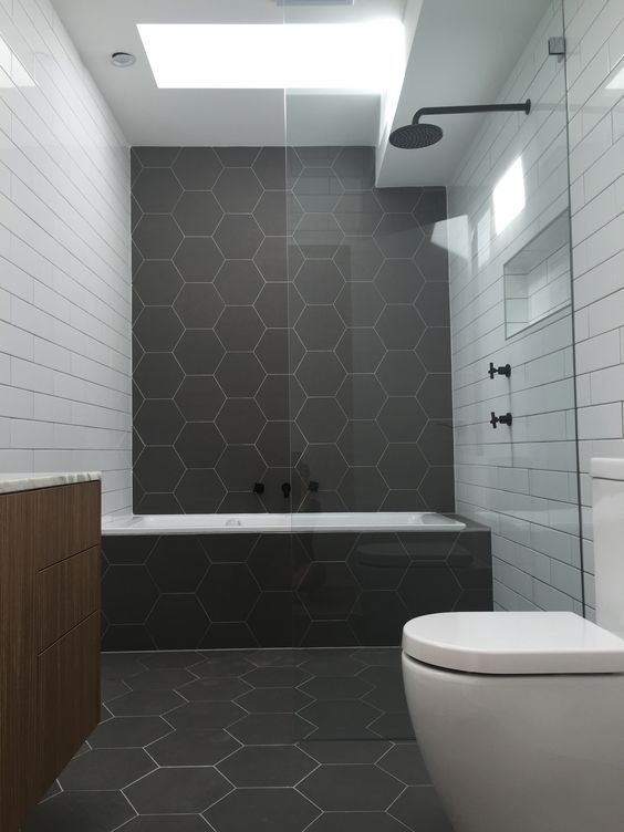 Hex Bathroom Floor Tile
 30 Matte Tile Ideas For Kitchens And Bathrooms DigsDigs