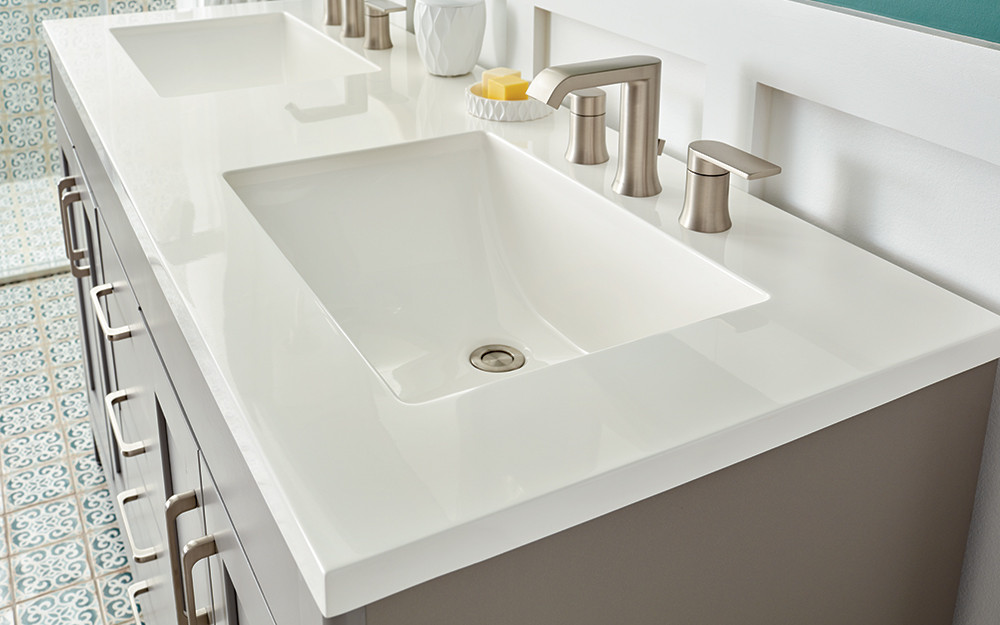 Home Depot Bathroom Sinks Countertops
 How to Choose a Bathroom Vanity Top The Home Depot