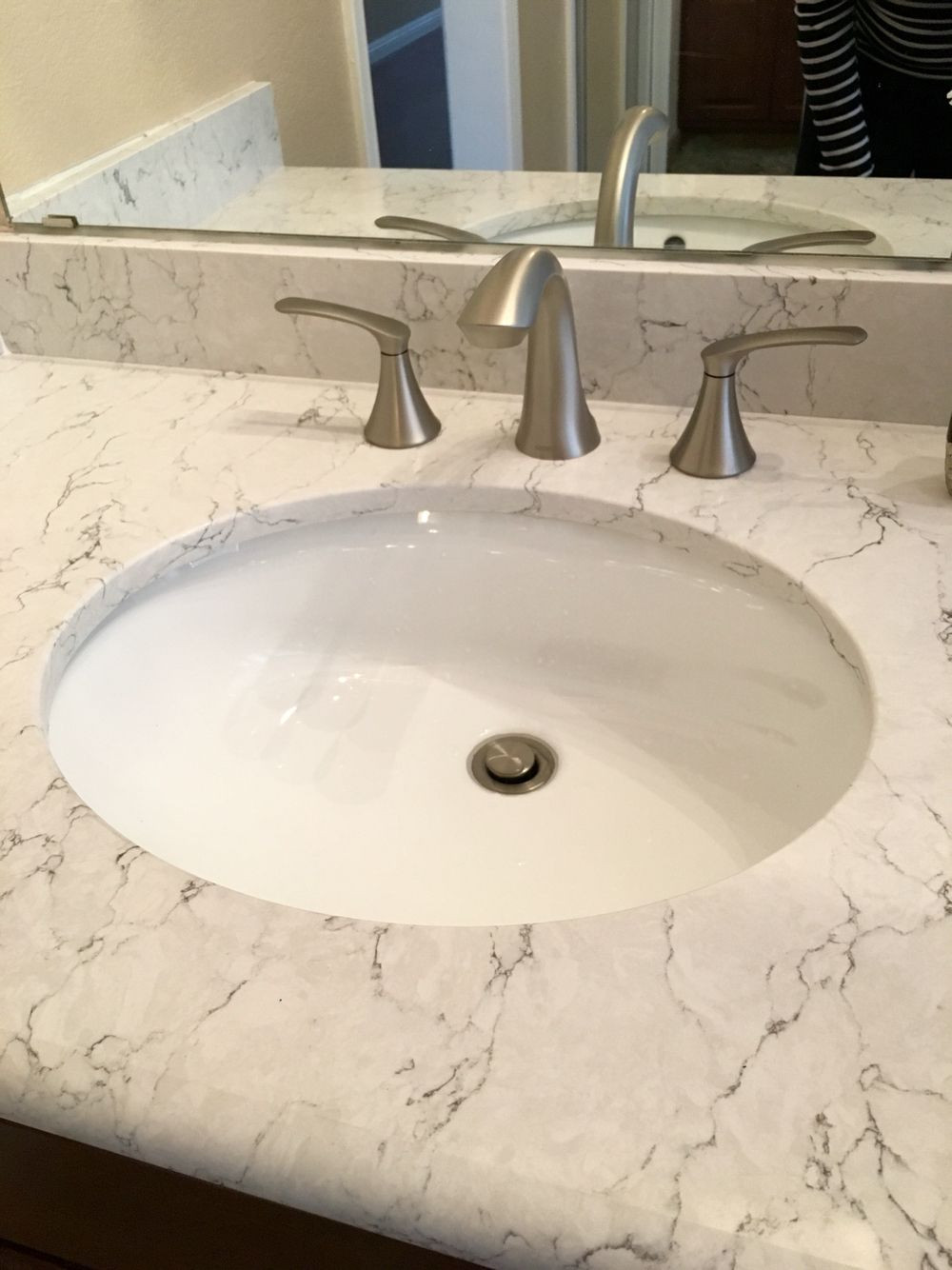 Home Depot Bathroom Sinks Countertops
 Our Master Bath Vanity Upgrade Countertops Silestone