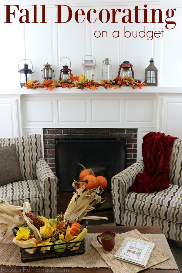 Inexpensive Fall Decorating Ideas
 Fall Decorating on a Bud Hoosier Homemade