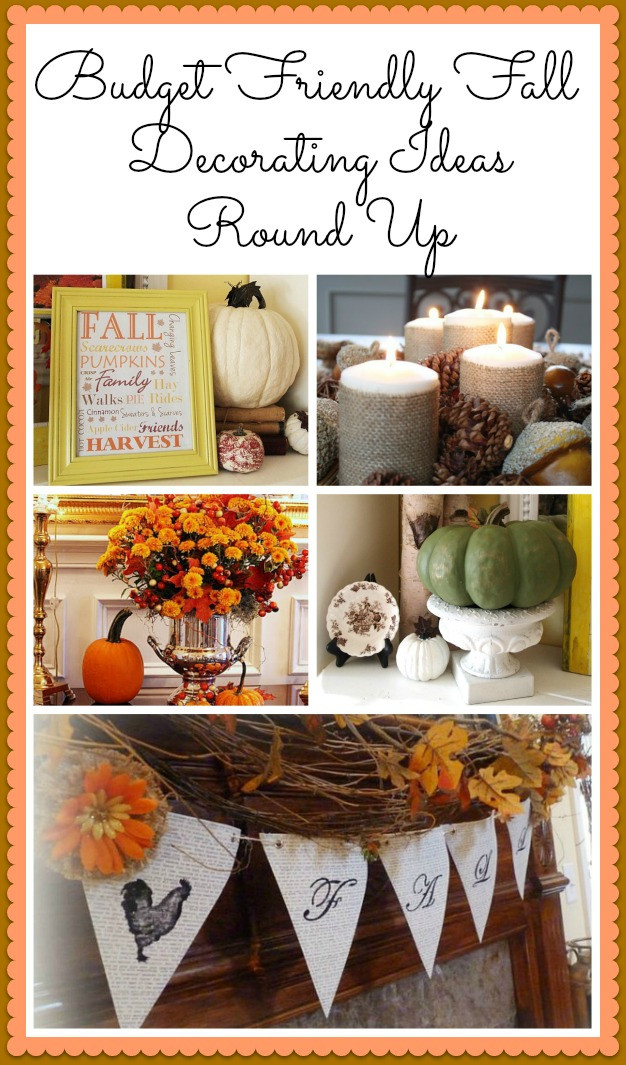 Inexpensive Fall Decorating Ideas
 Simple Bud Friendly DIY Fall Decorating Ideas