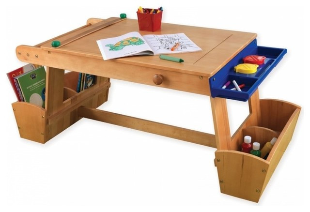 Kids Art Desk With Storage
 KidKraft Art Table With Drying Rack and Storage
