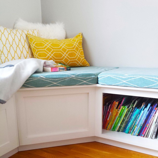 Kids Bedroom Bench
 L Shaped Corner Bench with Storage Contemporary Kids