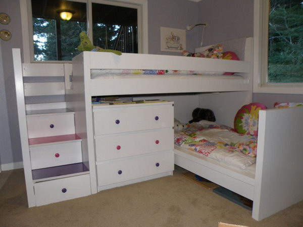 Kids Bunk Beds With Storage
 20 Awesome IKEA Hacks for Kids Beds Hative