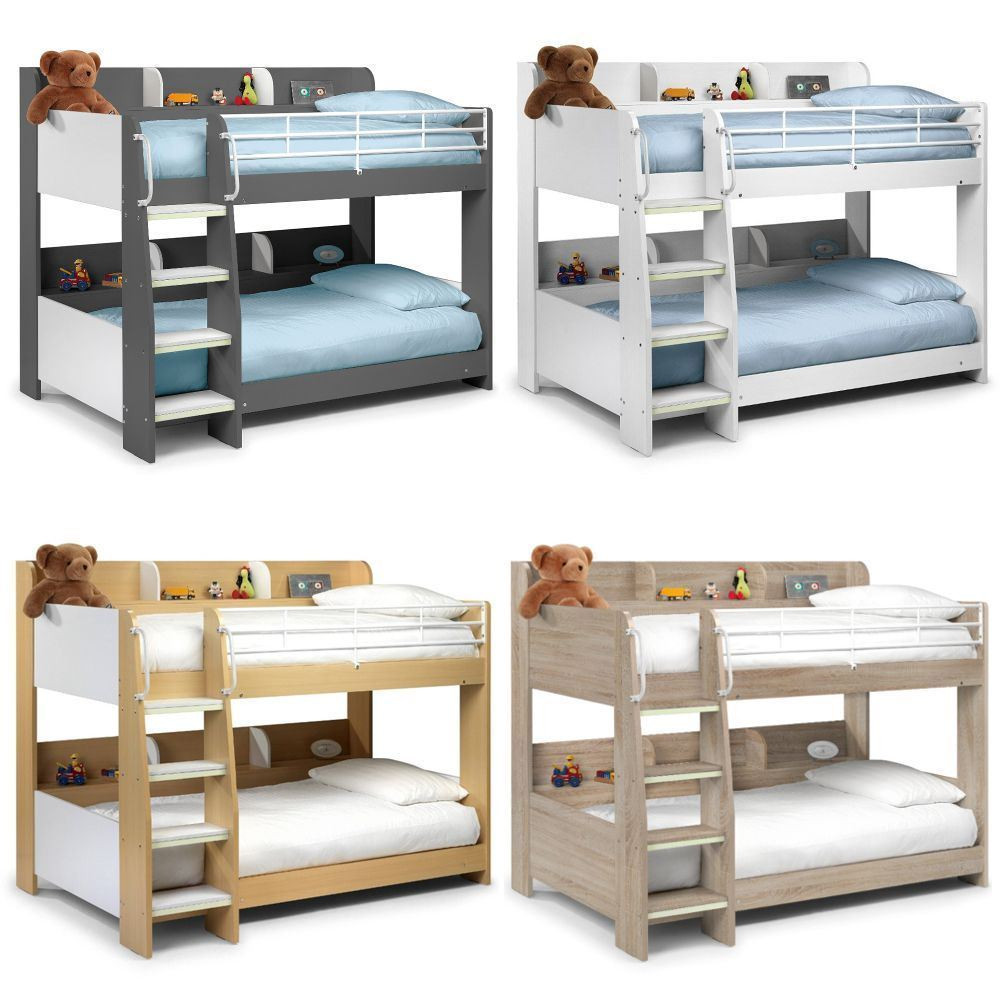Kids Bunk Beds With Storage
 Happy Beds Domino Storage Wooden Bunk Bed Kids Modern