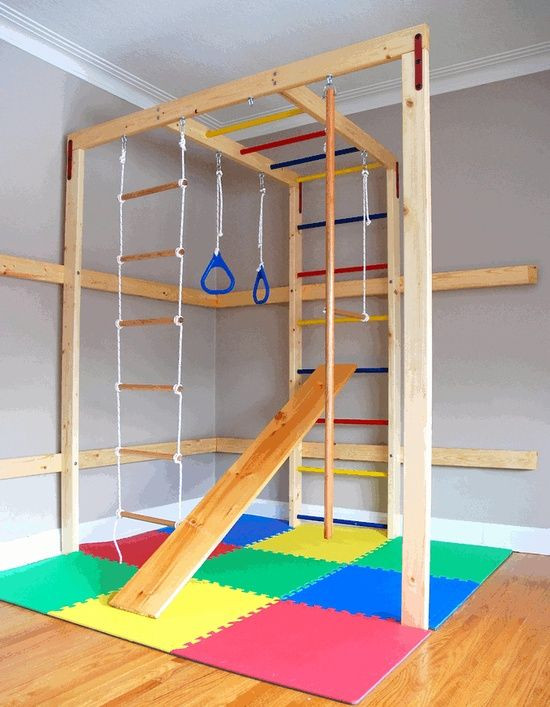 Kids Indoor Jungle Gym
 Do It Yourself Home Gym for Kids