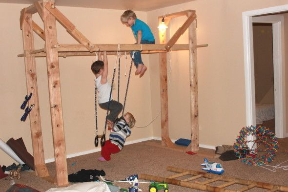 Kids Indoor Jungle Gym
 An indoor jungle gym What a great way to stimulate young