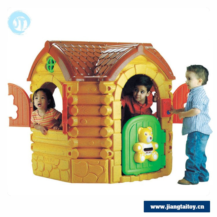 Kids Outdoor Plastic Playhouses
 Factory Outlets Hot Sale Jt17 5205 Plastic Outdoor