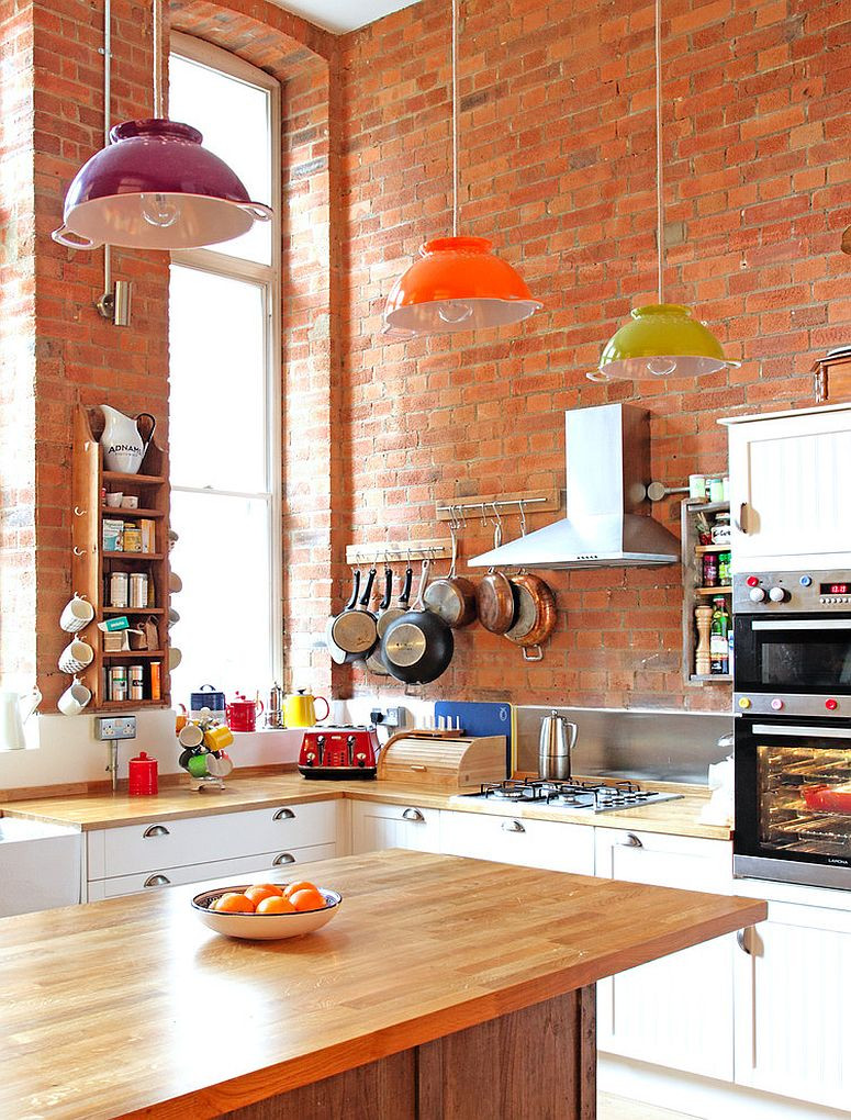 Kitchen Brick Wall
 50 Trendy Eclectic Kitchens That Serve Up Personalized Style