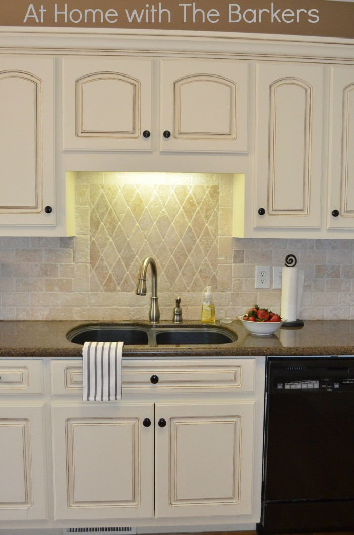 Kitchen Cabinet Paint White
 Painted Kitchen Cabinets At Home with The Barkers