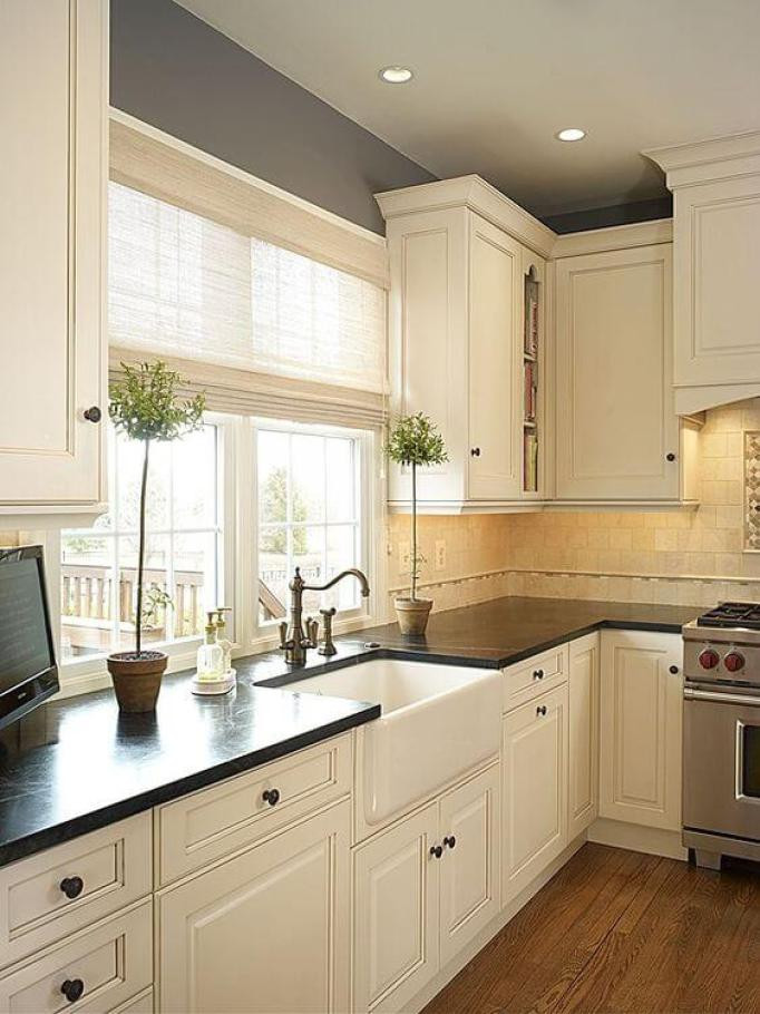 Kitchen Cabinet Paint White
 28 Antique White Kitchen Cabinets Ideas in 2019 Remodel