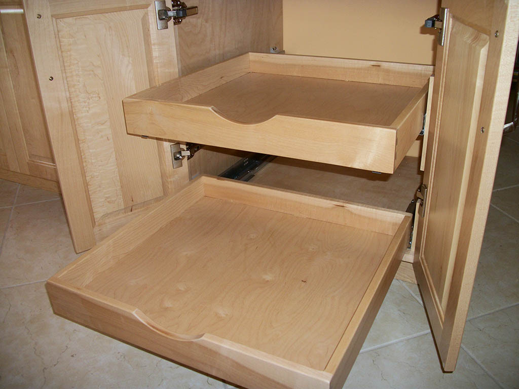 Kitchen Cabinet Slides
 Custom Cabinet Drawers
