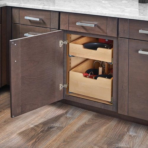 Kitchen Cabinet Slides
 Rev A Shelf Standard Drawer for 18 inch Cabinet with Blum