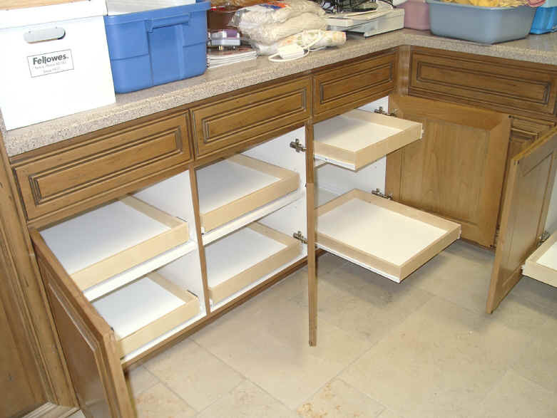 Kitchen Cabinet Slides
 kitchen cabinet organization slide outs roll outs