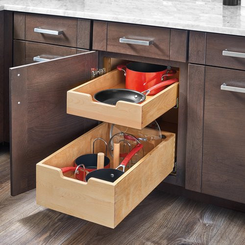 Kitchen Cabinet Slides
 Rev A Shelf Standard Drawer for 24 inch Cabinet with Blum