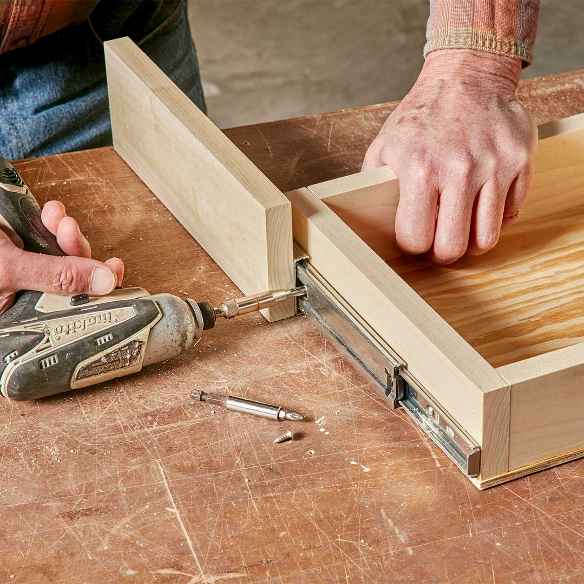 Kitchen Cabinet Slides
 How to Build an Under Cabinet Drawer — The Family Handyman