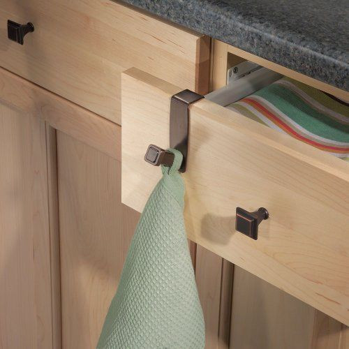 Kitchen Cabinet Towel Bar
 Over the Cabinet Door Mount Towel Bar Rack Drawer Hanger