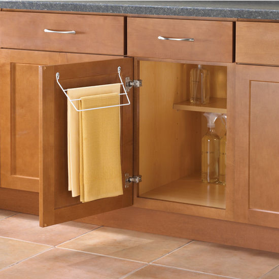 Kitchen Cabinet Towel Bar
 Knape & Vogt Door Mount Towel Rack for Kitchen or Bathroom