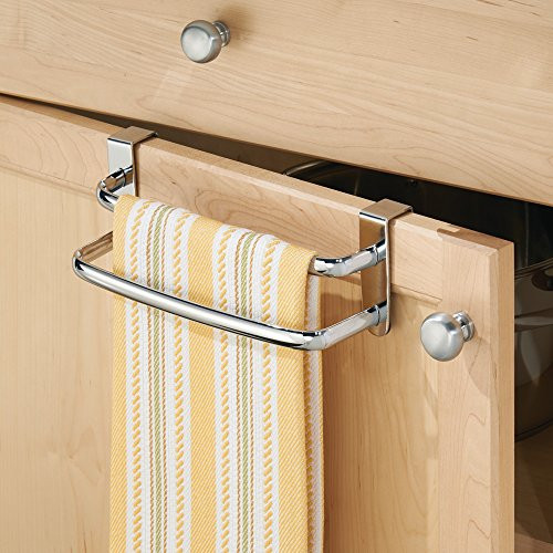 Kitchen Cabinet Towel Bar
 InterDesign Axis Over the Cabinet Kitchen Dish Towel Bar