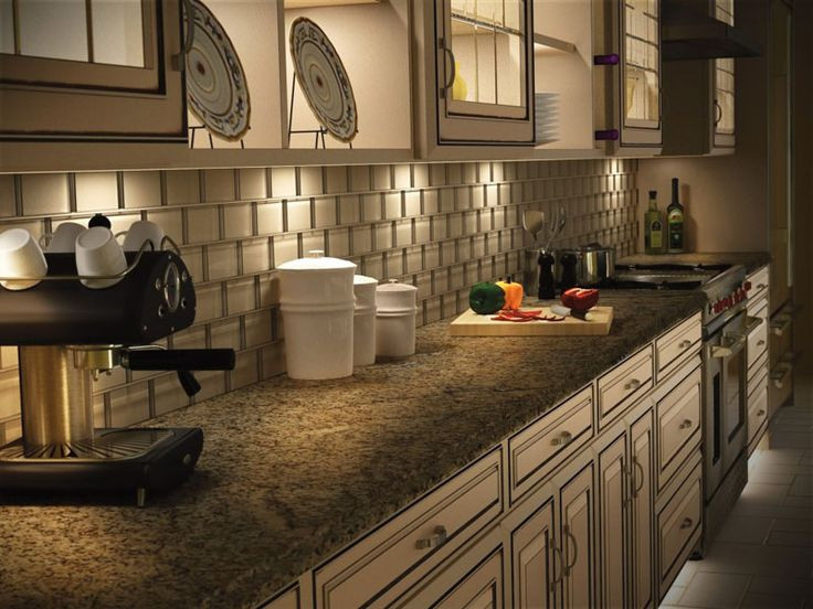 Kitchen Cabinets Lighting Ideas
 137 best images about Backsplash ideas granite countertops