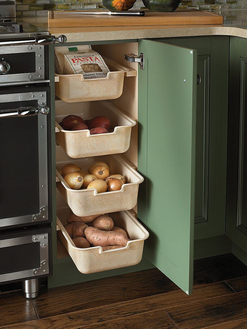 Kitchen Corner Cabinet Storage
 30 Corner Drawers and Storage Solutions for the Modern Kitchen