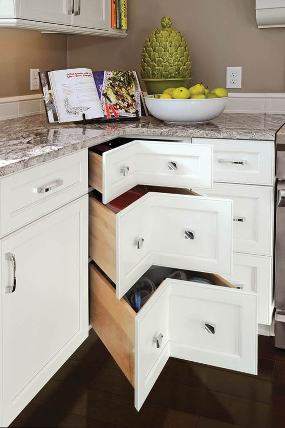 Kitchen Corner Cabinet Storage
 20 Practical Kitchen Corner Storage Ideas Shelterness