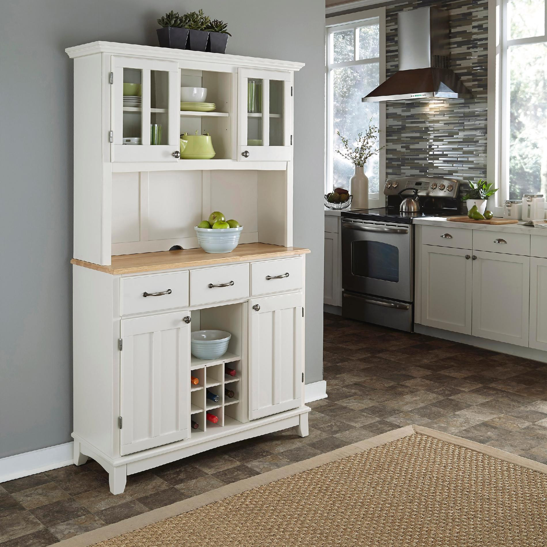 Kitchen Storage Hutch Awesome Home Styles Dining Room Buffet Hutch White Of Kitchen Storage Hutch 
