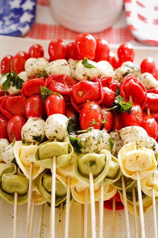 Labor Day Picnic Ideas
 TORTELLINI KABOBS RECIPE Perfect party food Saucesome