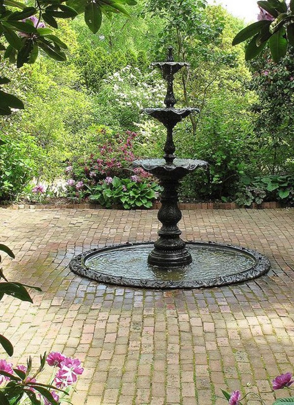 Landscape Fountain Ideas
 40 Beautiful Garden Fountain Ideas