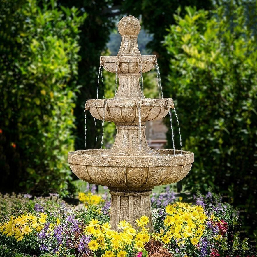 Landscape Water Fountains
 Garden Water Fountain Patio Outdoor Classic Decor 3 Tier