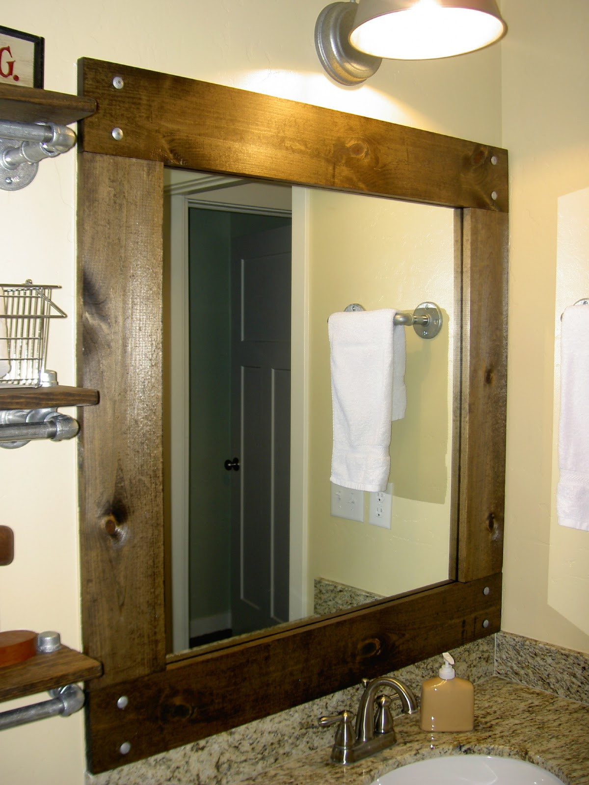 Large Framed Mirrors For Bathroom
 Chapman Place Framed Bathroom Mirror