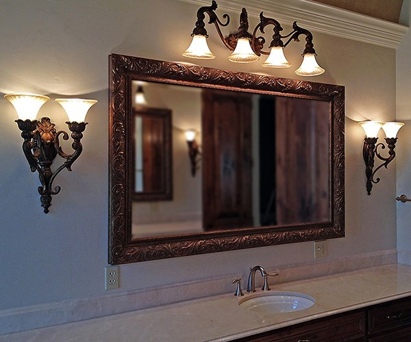 Large Framed Mirrors For Bathroom
 Texas Custom Mirrors San Antonio TX