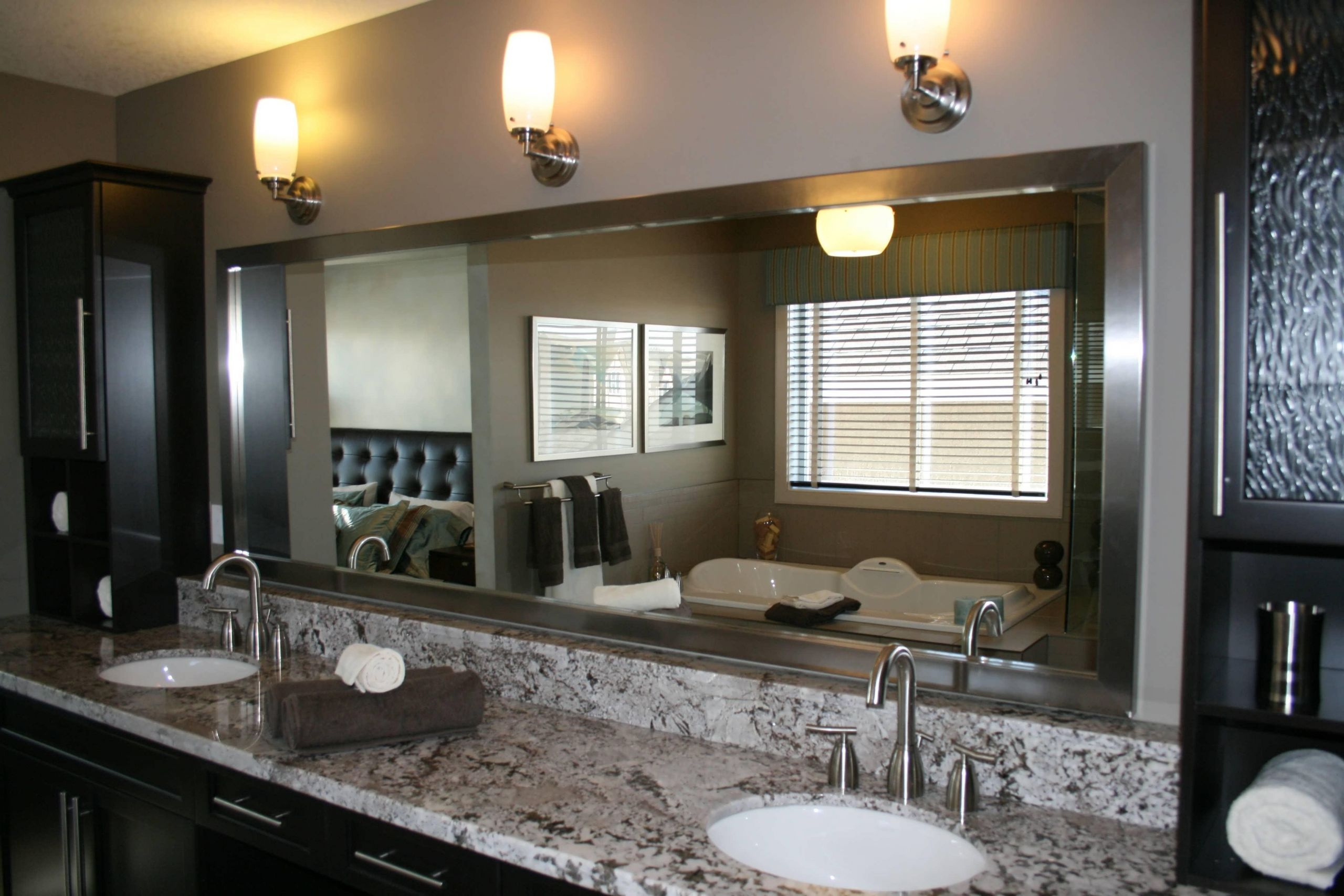 Large Framed Mirrors For Bathroom
 20 Ideas of Mirrors for Bathroom Walls