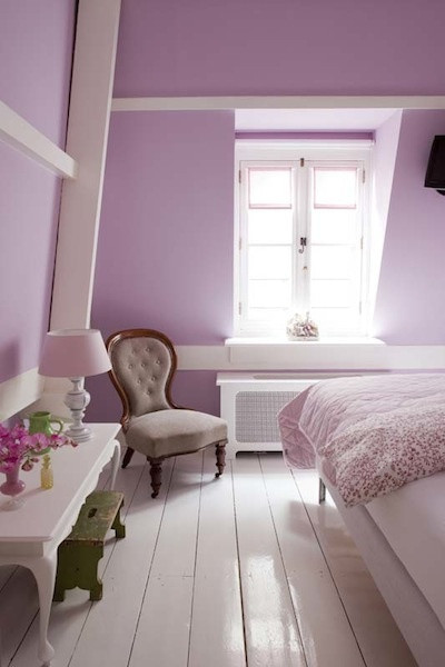 Lavender Bedroom Walls
 Color Craze Radiant Orchid – Heather Zerah Interiors