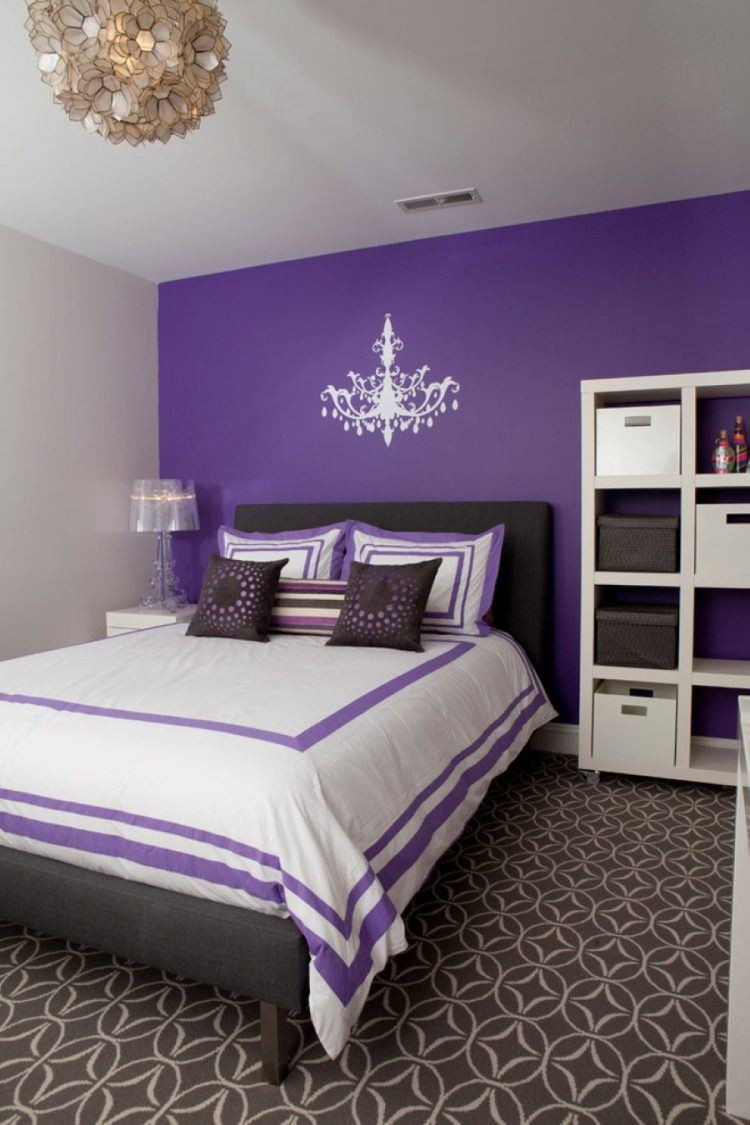 Lavender Bedroom Walls
 20 Beautiful Purple Accent Wall Ideas