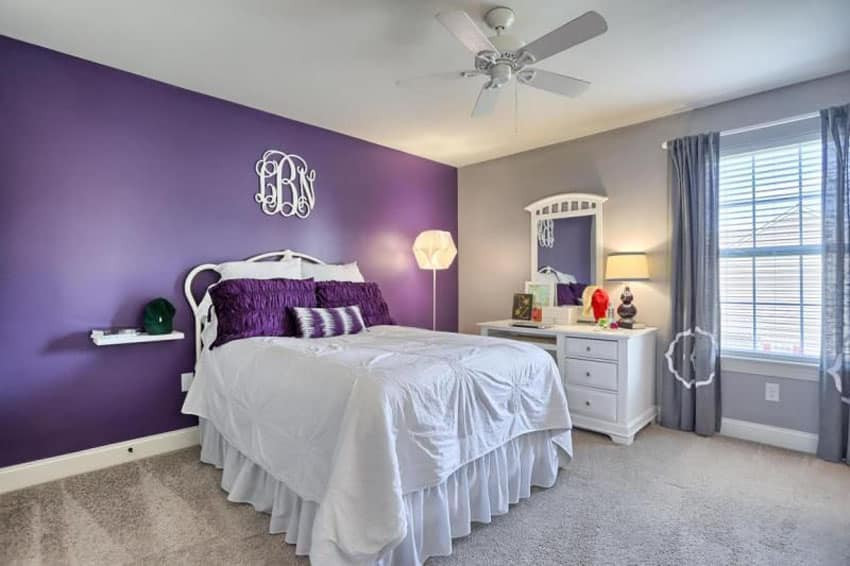 Lavender Bedroom Walls
 25 Gorgeous Purple Bedroom Ideas Designing Idea