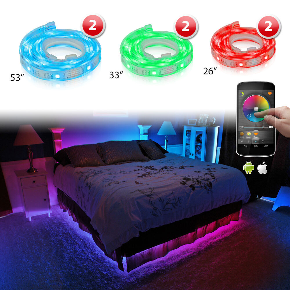 Led Lighting For Bedroom
 iOS Android WiFi Bedroom Ambient Dream Color LED Strip