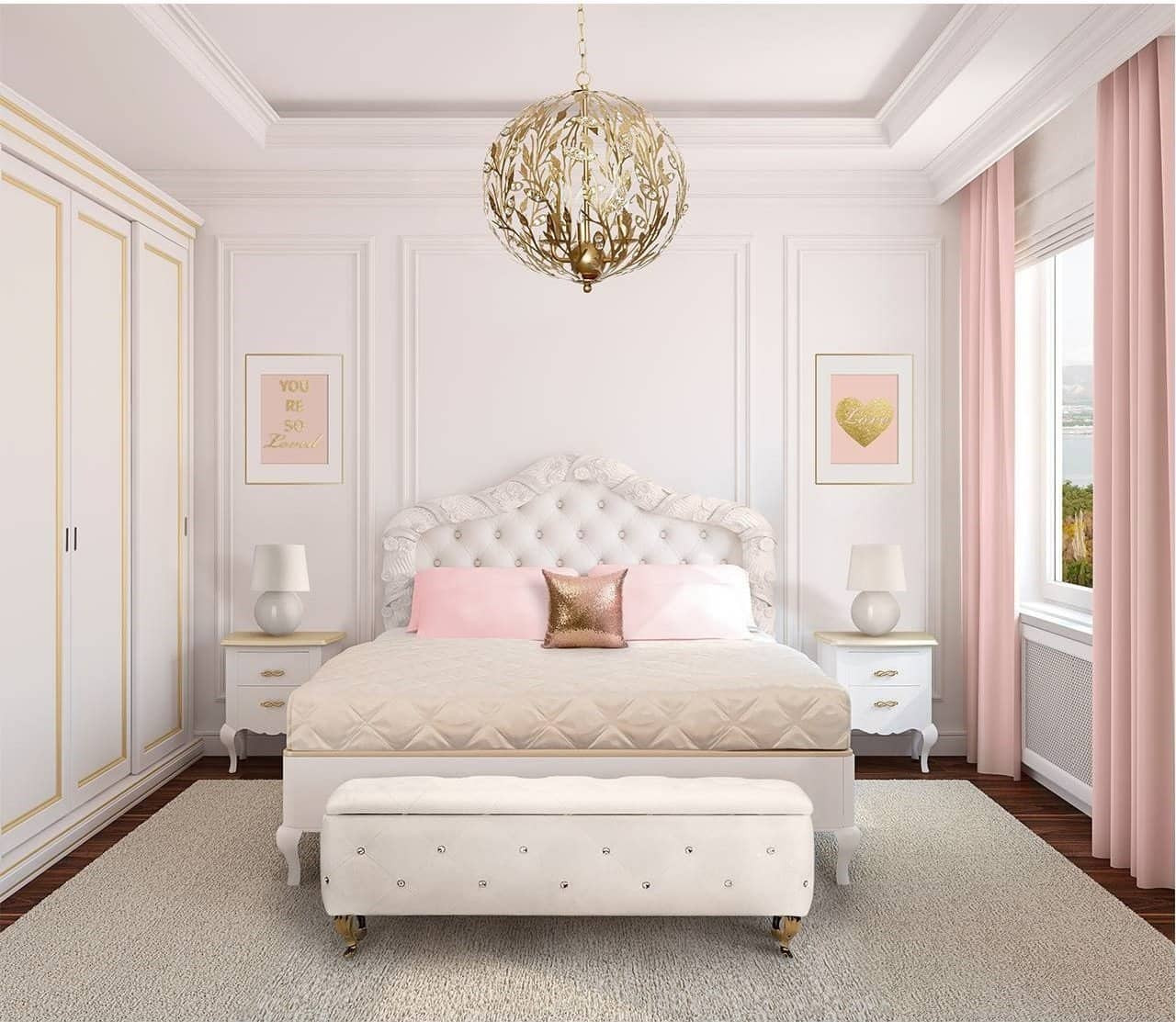 Light Fixtures For Girl Bedroom
 Romantic bedroom lighting ideas