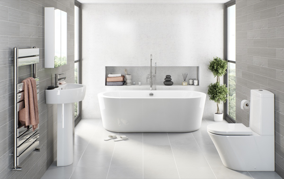 Light Gray Bathroom
 Grey Bathroom Ideas
