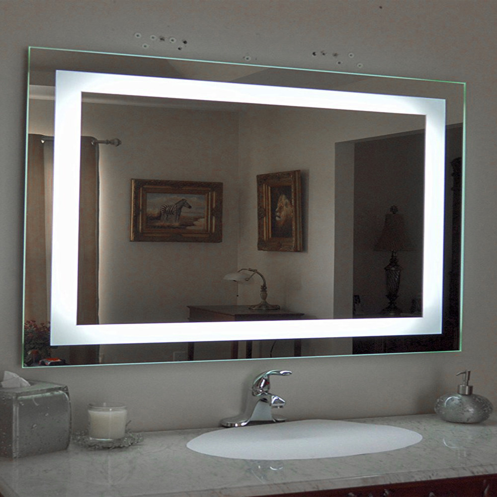 Lighted Bathroom Wall Mirror
 Ktaxon Anti fog Wall Mounted Lighted Vanity Mirror LED