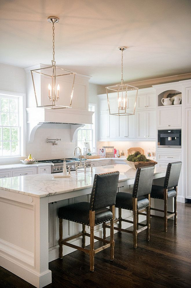 Lighting Above Kitchen Island
 Pendant Lighting for Kitchen Island Suspended from the