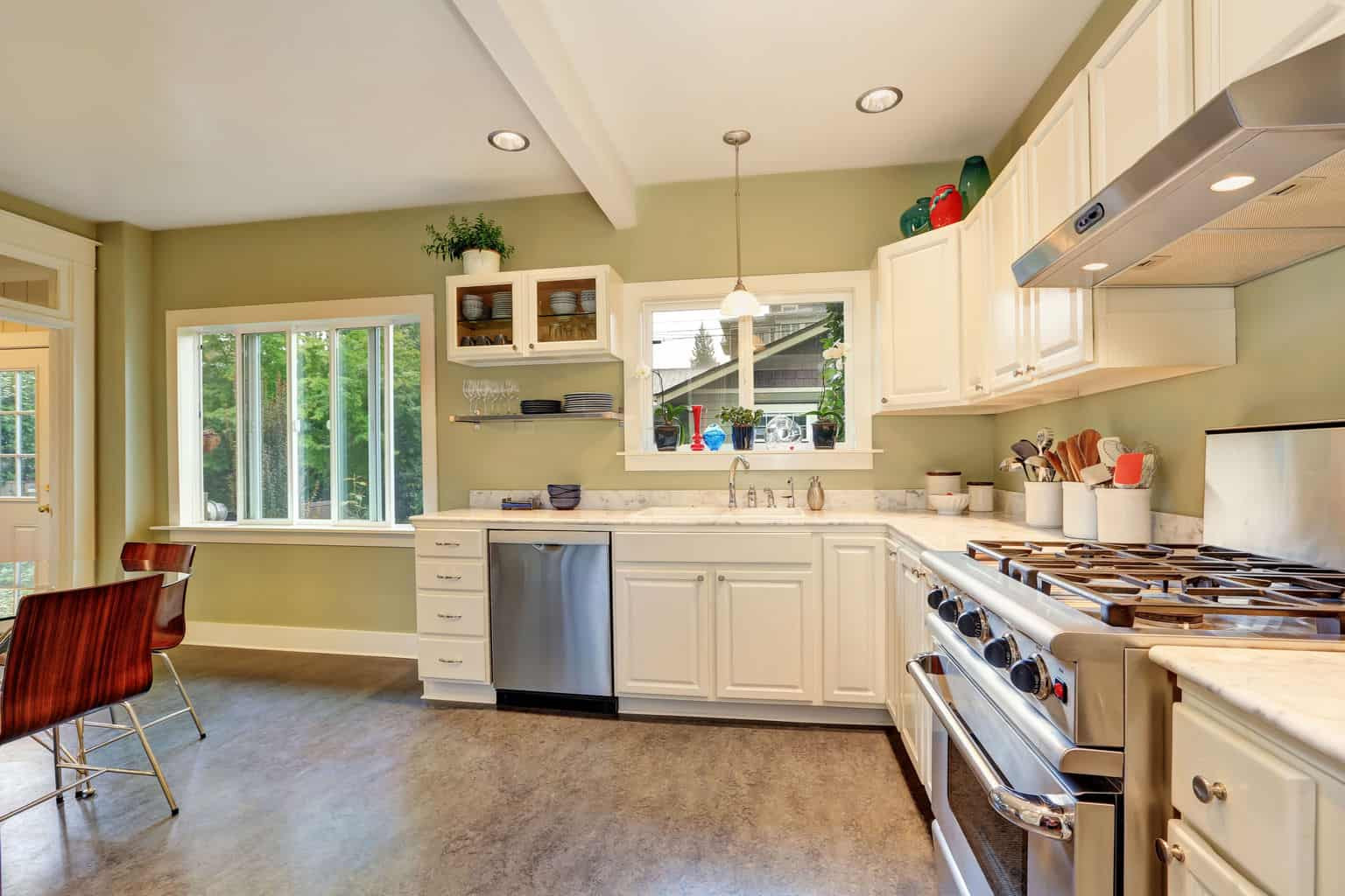 linoleum kitchen flooring yellow wall