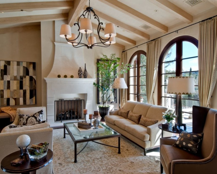 Living Room Decorating Styles
 Mediterranean Style living room design ideas