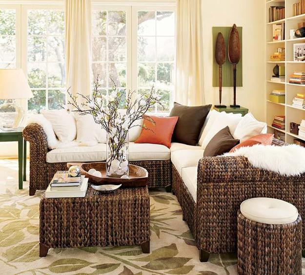 Living Room Decorations Ideas
 25 Ideas for Modern Interior Decorating with Rattan