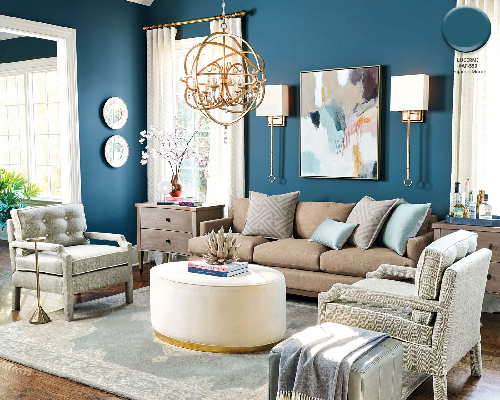 Living Room Paint Schemes
 Ballard Designs Spring 2018 Paint Colors