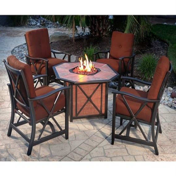 Lowes Fire Pit Patio Set
 Haywood office furniture gas fire pit furniture sets lowe