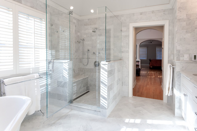 Luxury Bathroom Showers
 Luxury Shower with body sprays and frameless glass