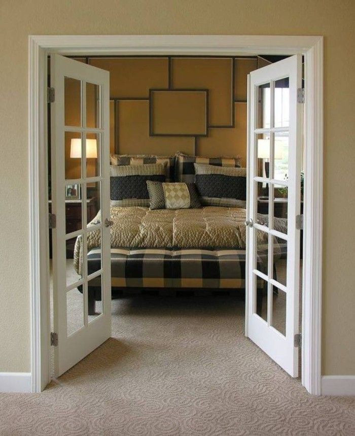 Master Bedroom Double Doors
 bedroom with interior french doors privacy Google Search